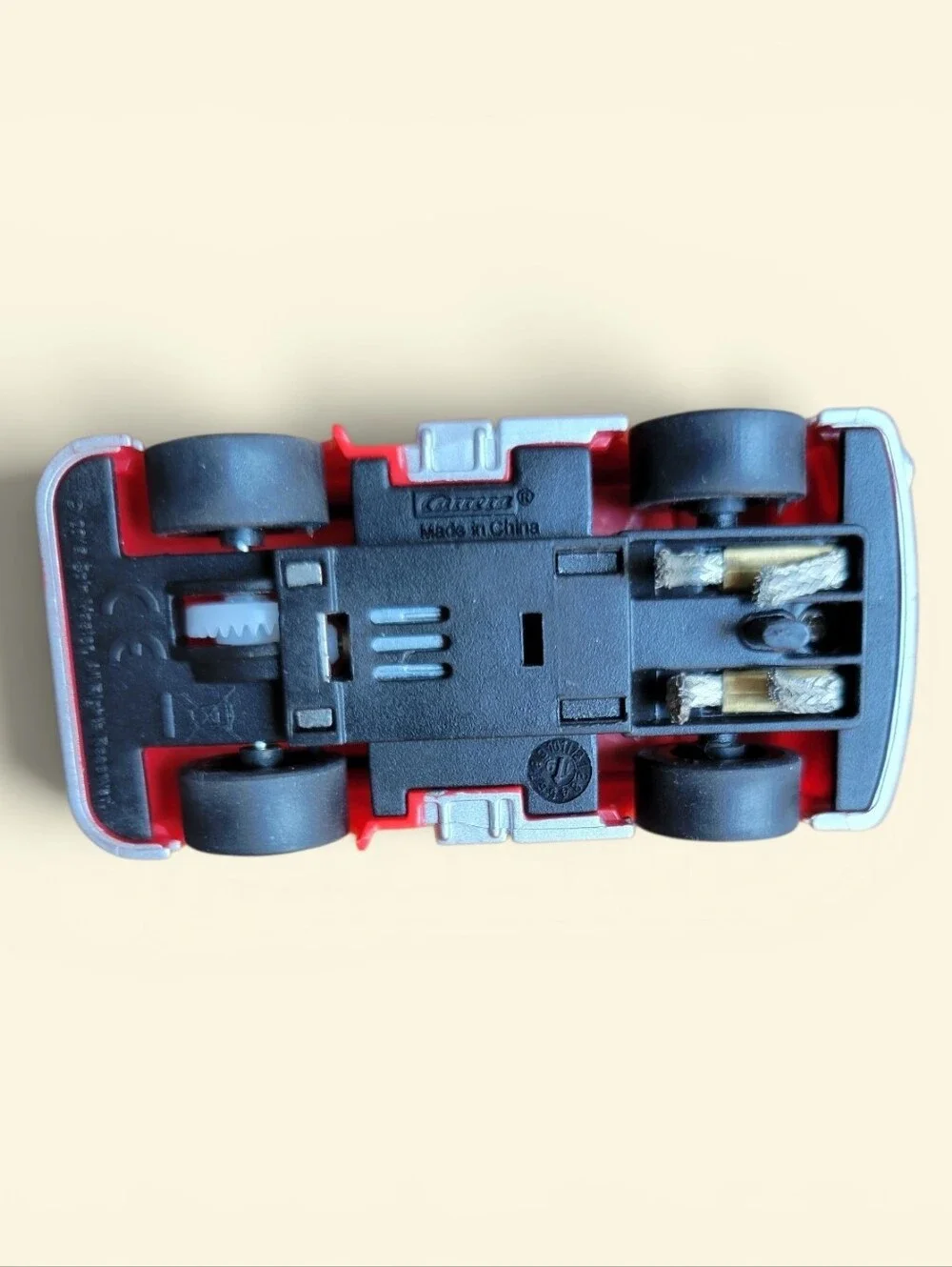 Electric For Track, Red Fire Rescue Toy Truck with Dalmatian Firefighter